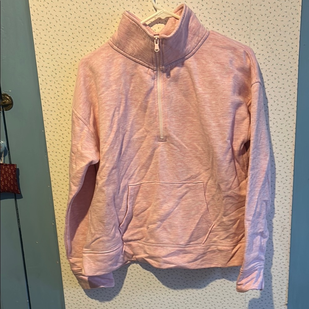 Vineyard Vines Pink Quarter-Zip Pullover